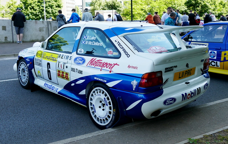 Ford Escort RS Cosworth. Rear.