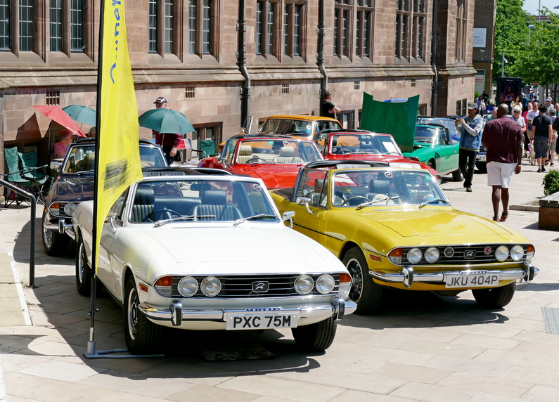 Triumph Stag Owners Club display.
